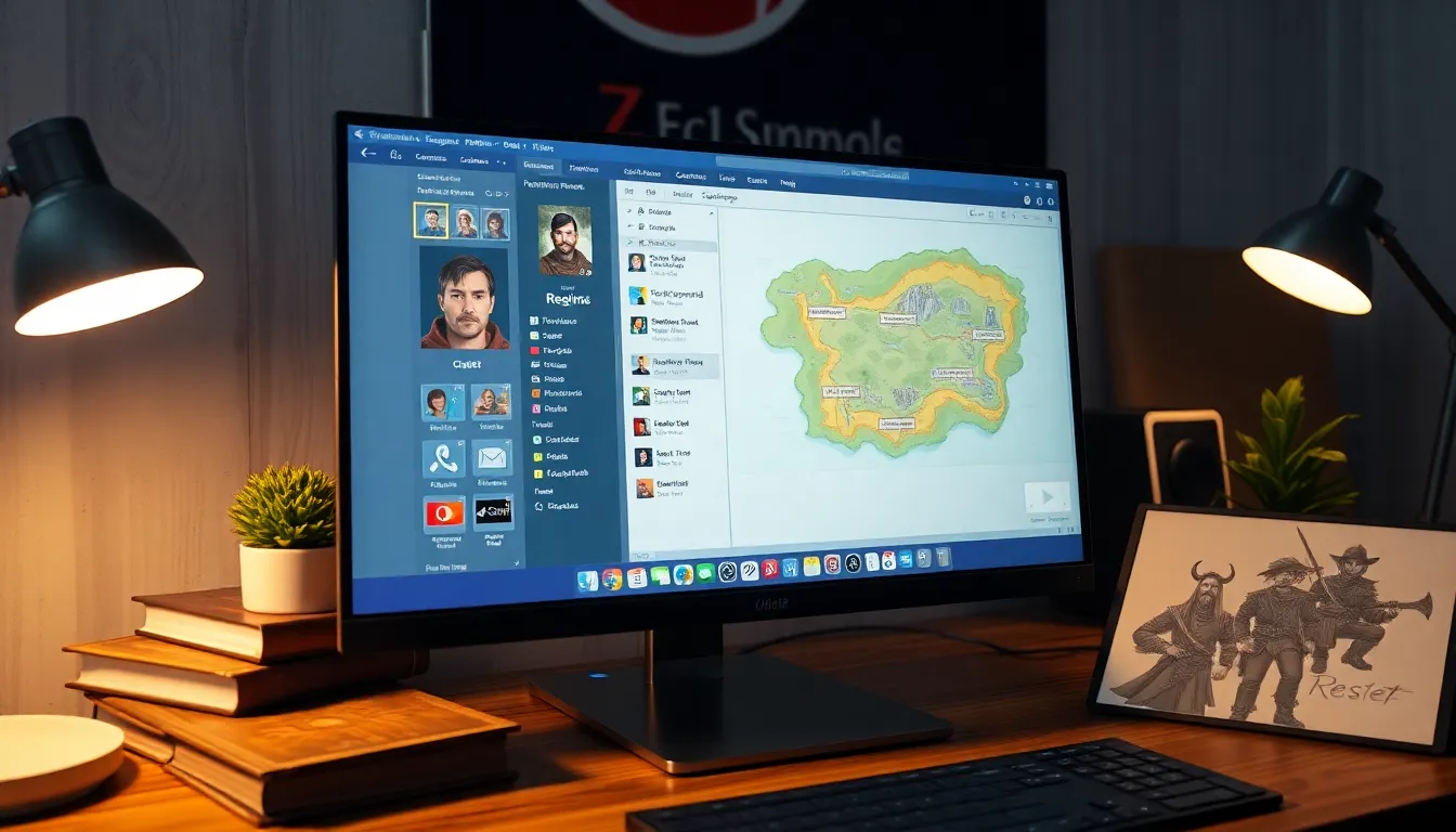 a computer displaying the CK2Generator software interface for game design.